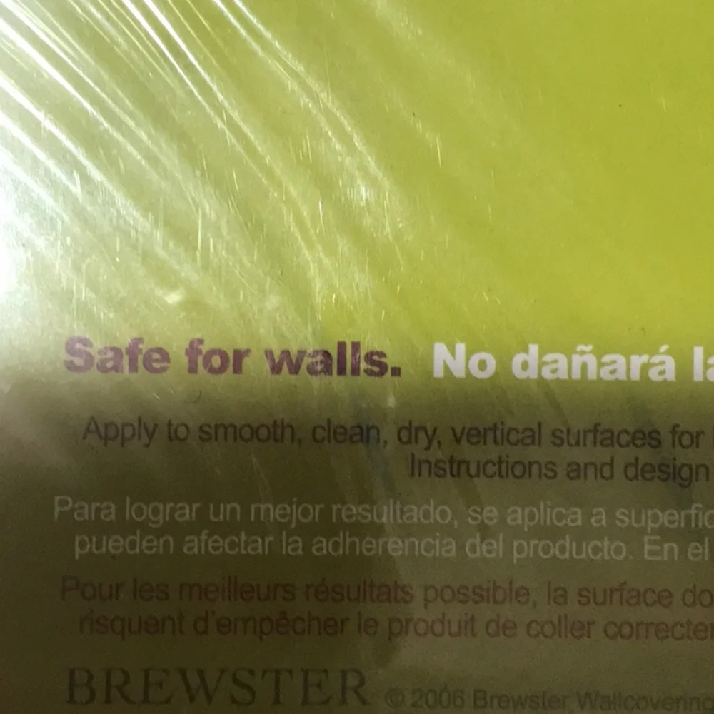 NEW 10 packages of 5 Wallpops @ 13”x13” safe walls 50 tiles total
